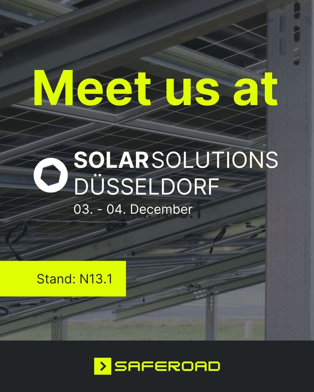 Treffen Sie uns auf der Solar Solutions International in Düsseldorf